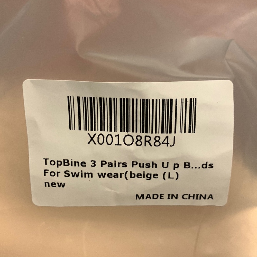 3 pair Bra padding inserts